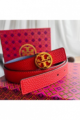 Двусторонний кожаный ремень Tory Burch - длина 80 / 85 см