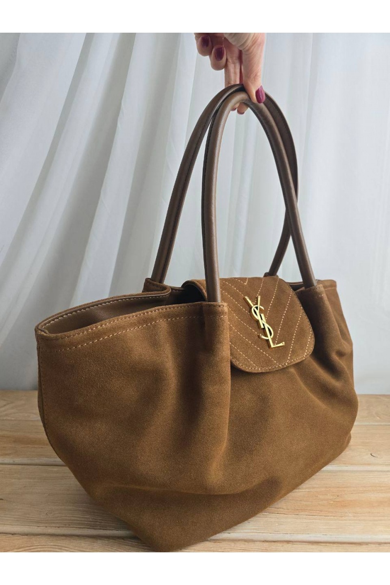 Yves Saint Laurent Замшевая сумка Le 5 a 7 40x22