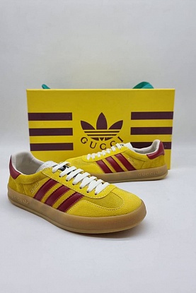 Женские кроссовки  Adidas Gazelle Collaboration - Yellow