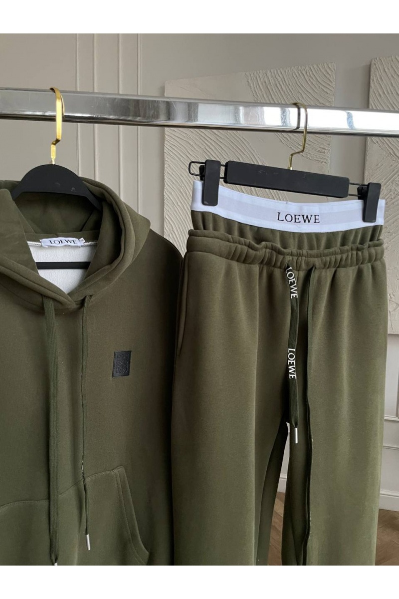 Loewe Женский костюм тройка на флисе Premium - Green