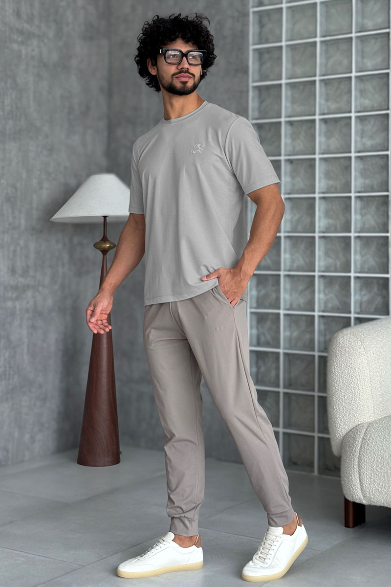 Zilli Мужская серая футболка 