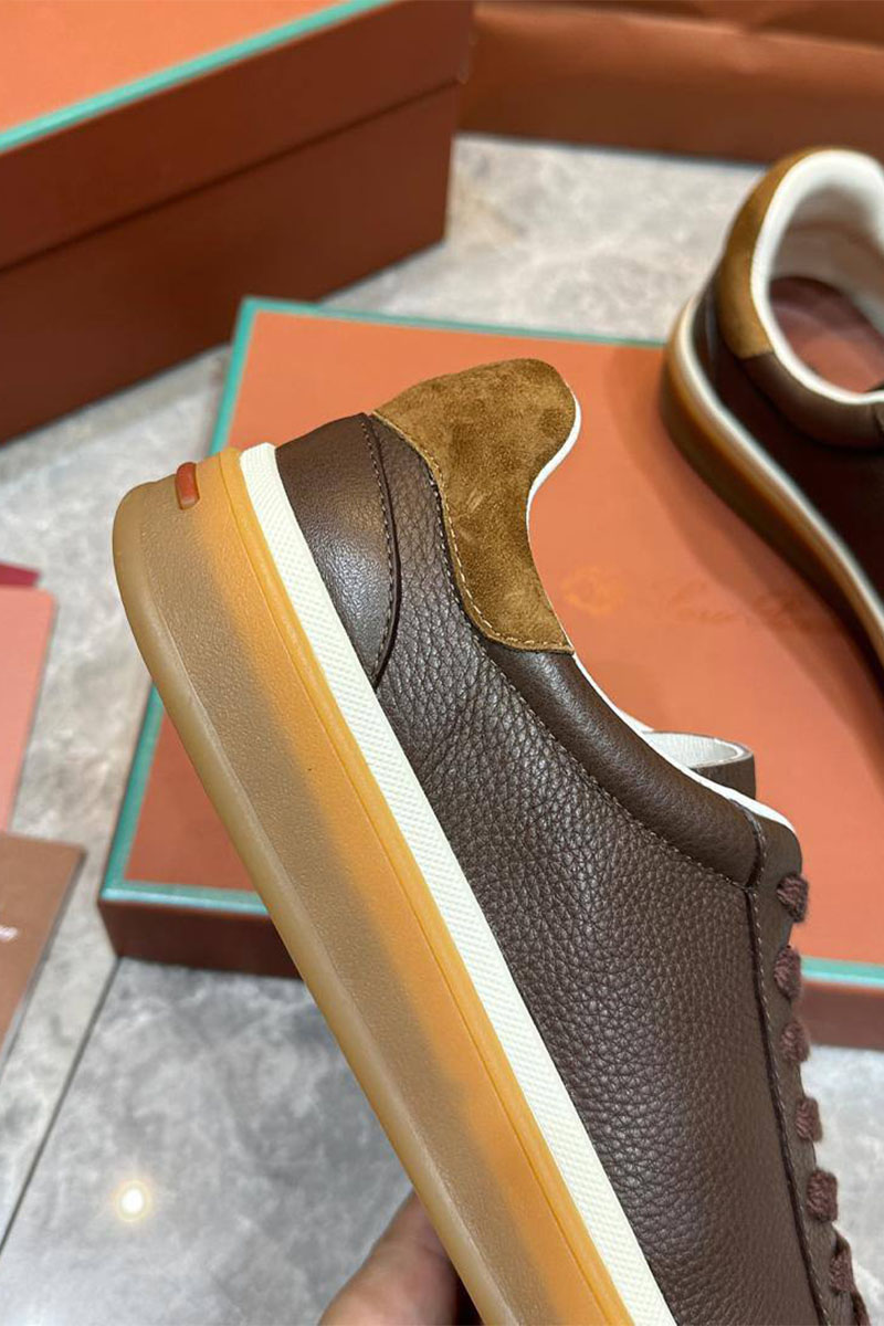 Loro Piana Мужские кроссовки Tennis Walk - Brown