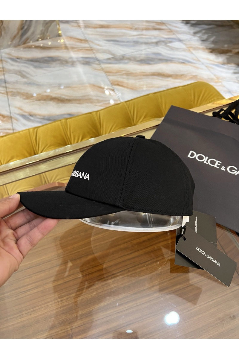Dоlсе & Gаbbаnа Бейсболка чёрного цвета logo-embroidered