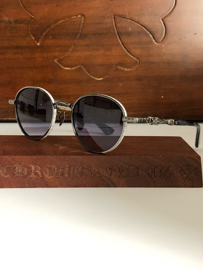 Chrome Hearts Солнцезащитные очки Metal Oval