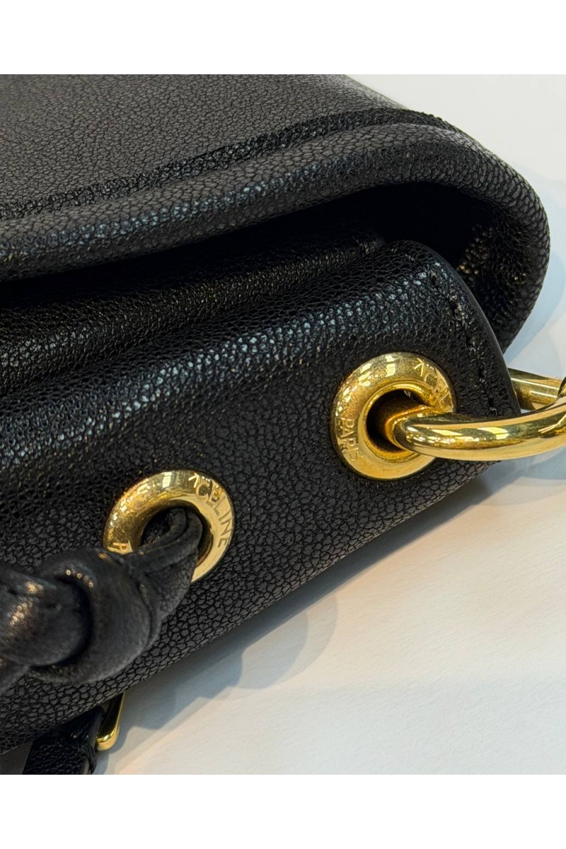 Celine Кожаная сумка Little Halfmoon Soft Triomphe premium 25x13x5 см