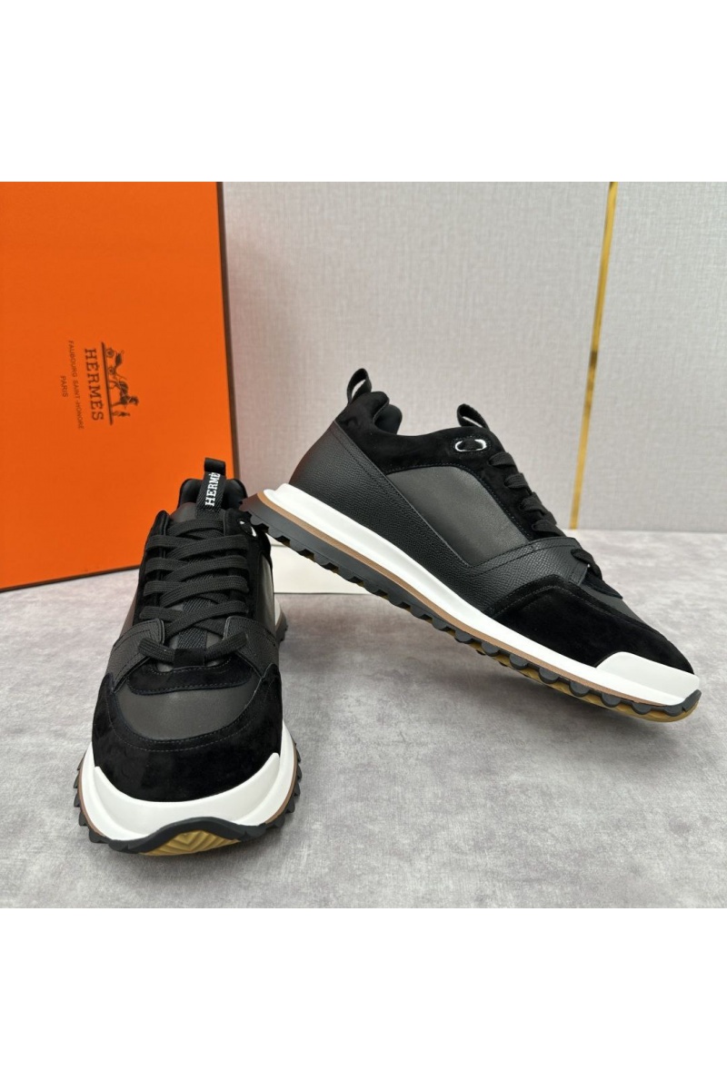 Hermes Мужские кроссовки Leader - Black