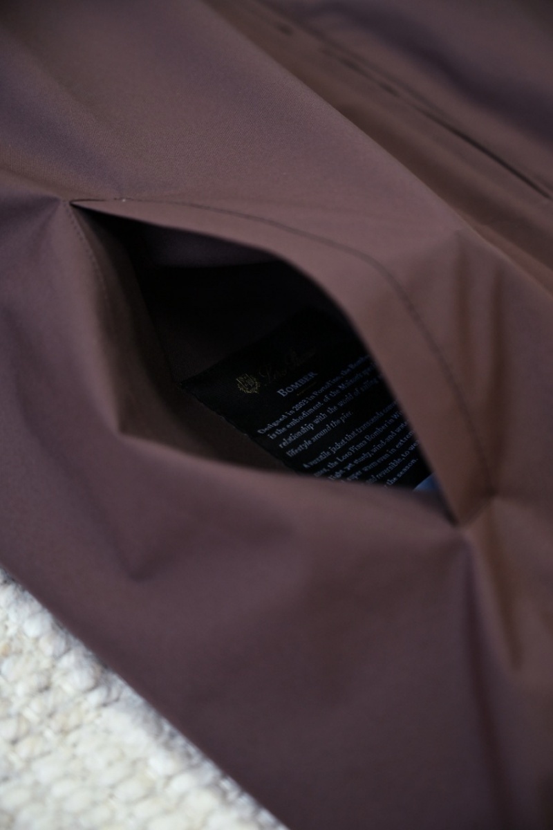 Loro Piana Двусторонняя ветровка premium - Coffee
