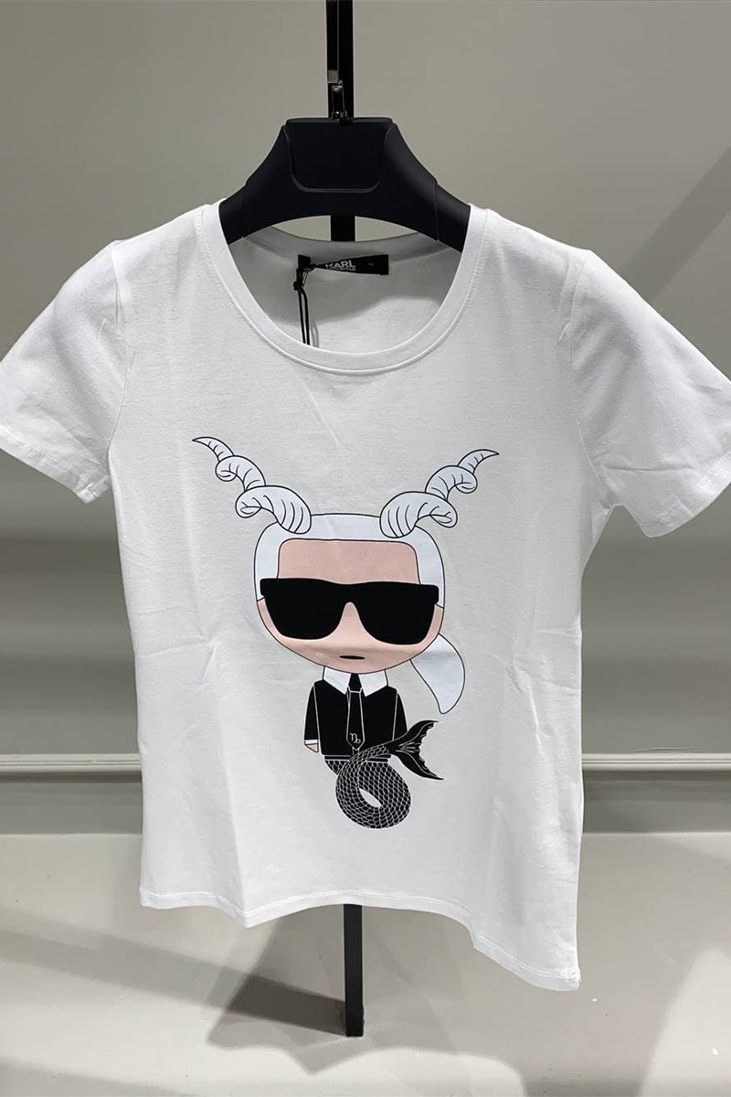 Company КL Женская белая футболка "Capricorn"