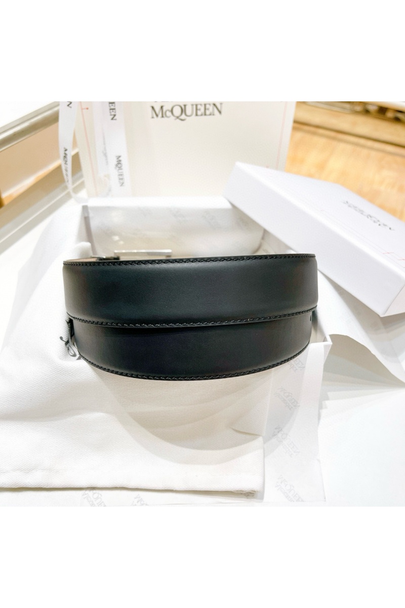 Alexander McQueen Кожаный ремень Premium (ширина 3.5 см)