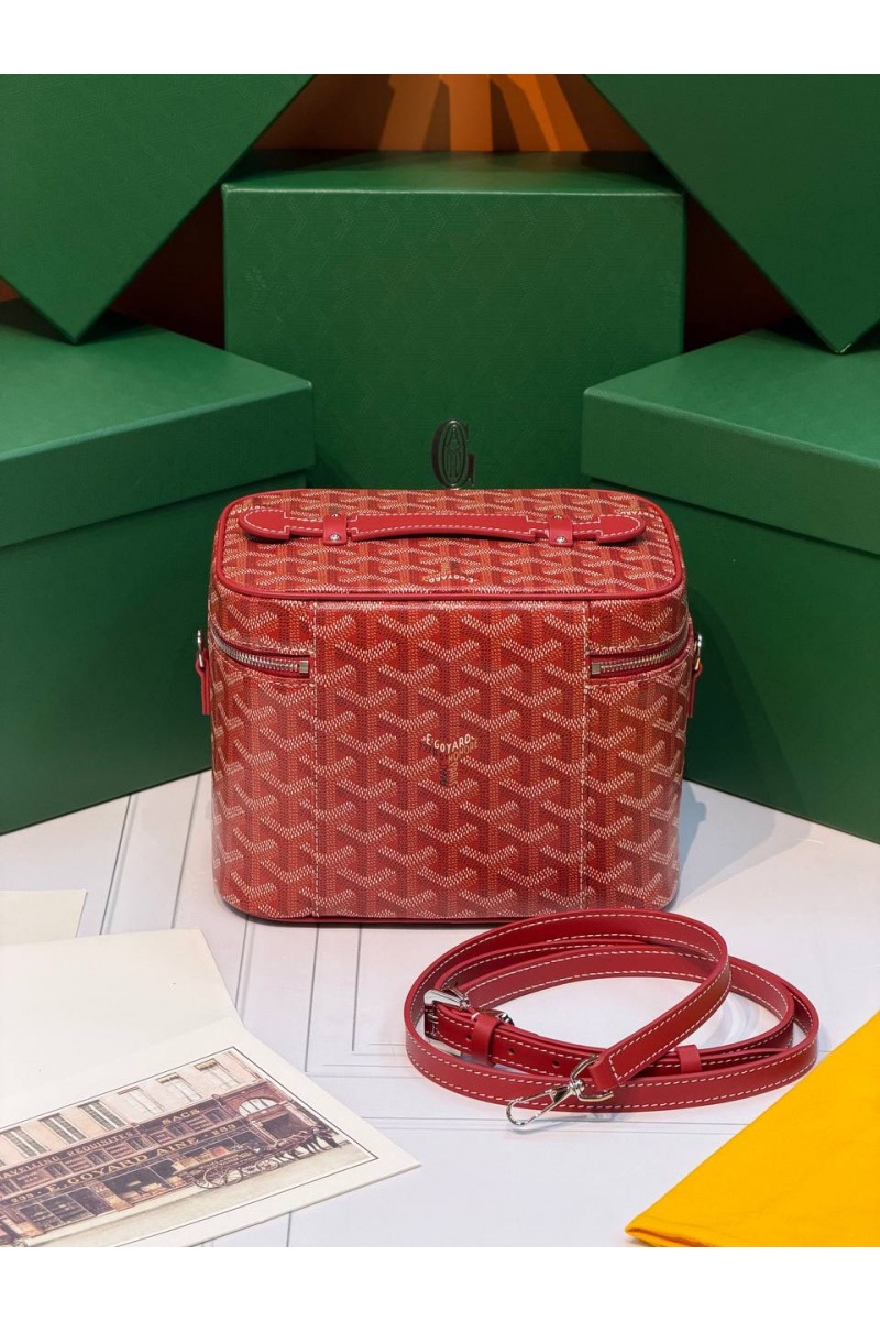 Designer Clothing Кожаная сумка Goyard Muse Vanity Case ​premium 20x16x14 см
