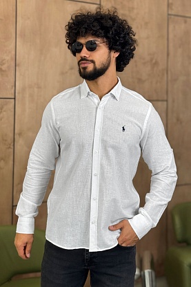 Мужская рубашка белого цвета