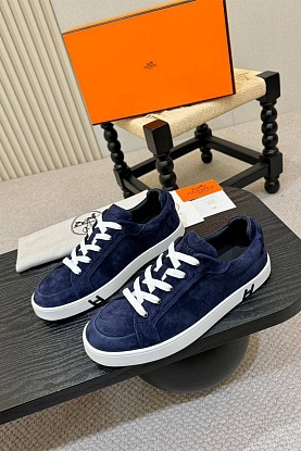 Мужские замшевые кроссовки Kid - Navy