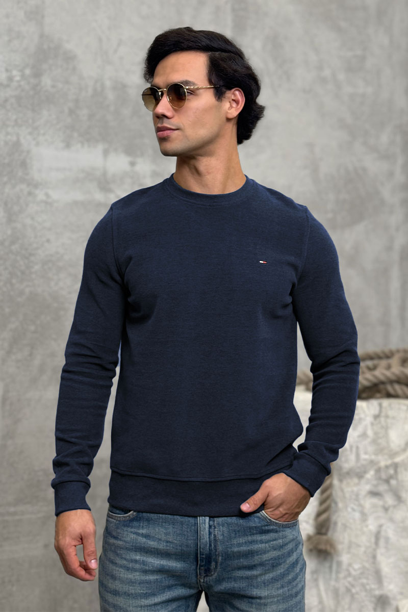 Tommy Hilfiger Мужской свитшот тёмно-синего цвета 