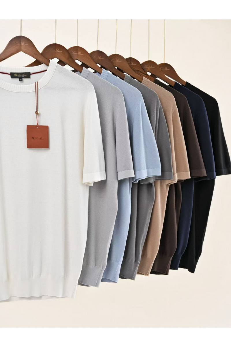 Loro Piana Мужская голубя футболка premium