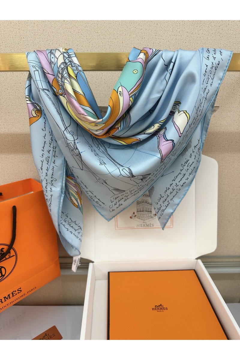Hermes Платок Harnais Le Pegase premium 87x88 см