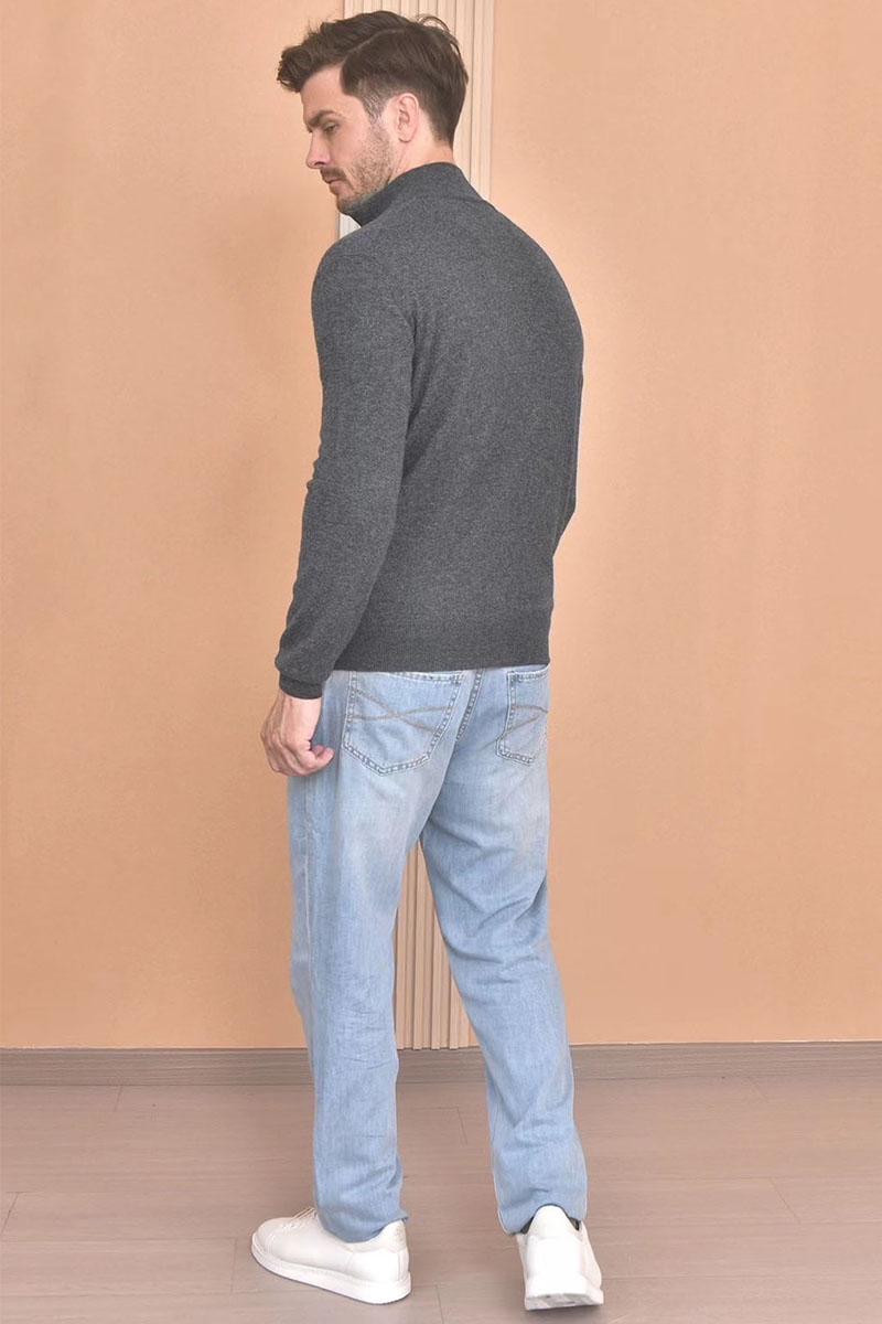 Brunеllо Сuсinеlli Кашемировый свитер Premium - Dark Grey
