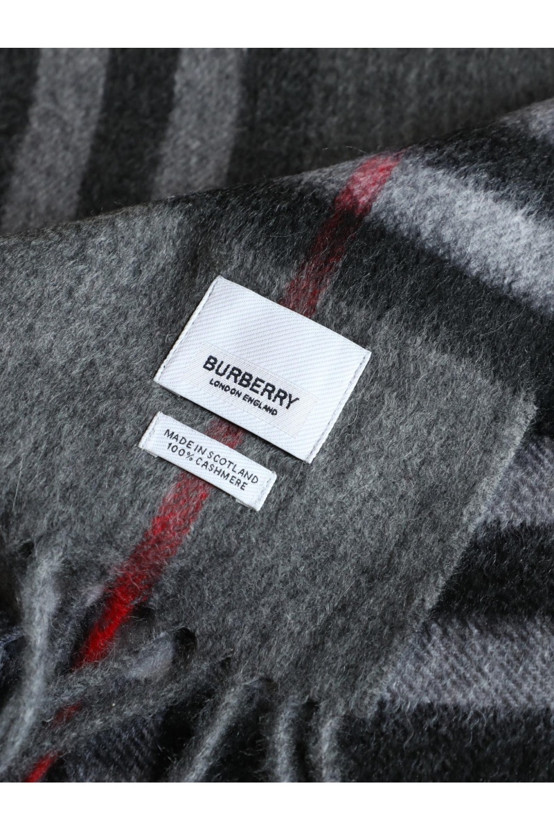 Burberry Шарф Check premium 168x30 см - Grey