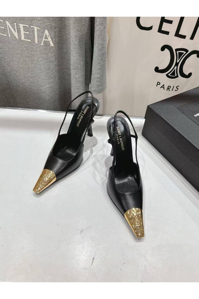 Yves Saint Laurent Женские кожаные туфли premium