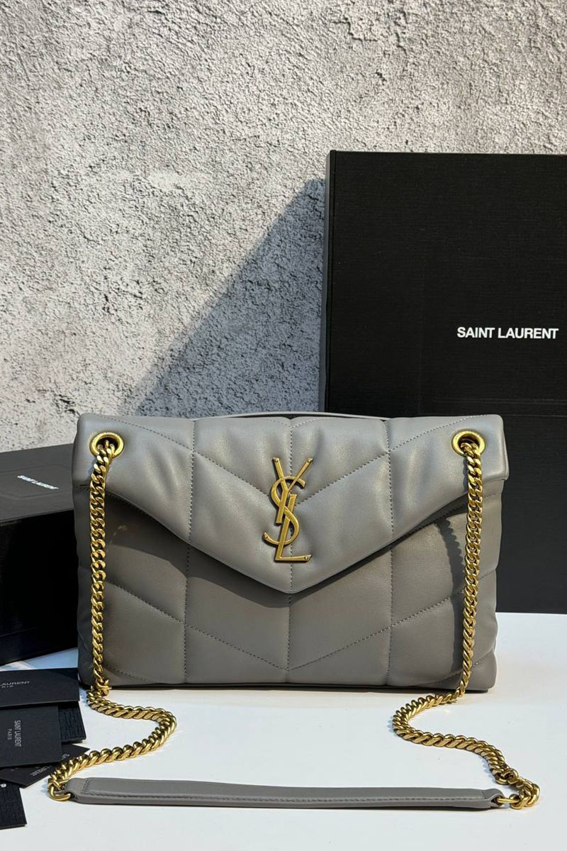 Yves Saint Laurent Кожаная сумка LouLou premium 28x17x9 см