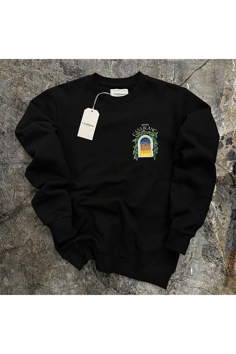 Casablanca Чёрный свитшот Avenida