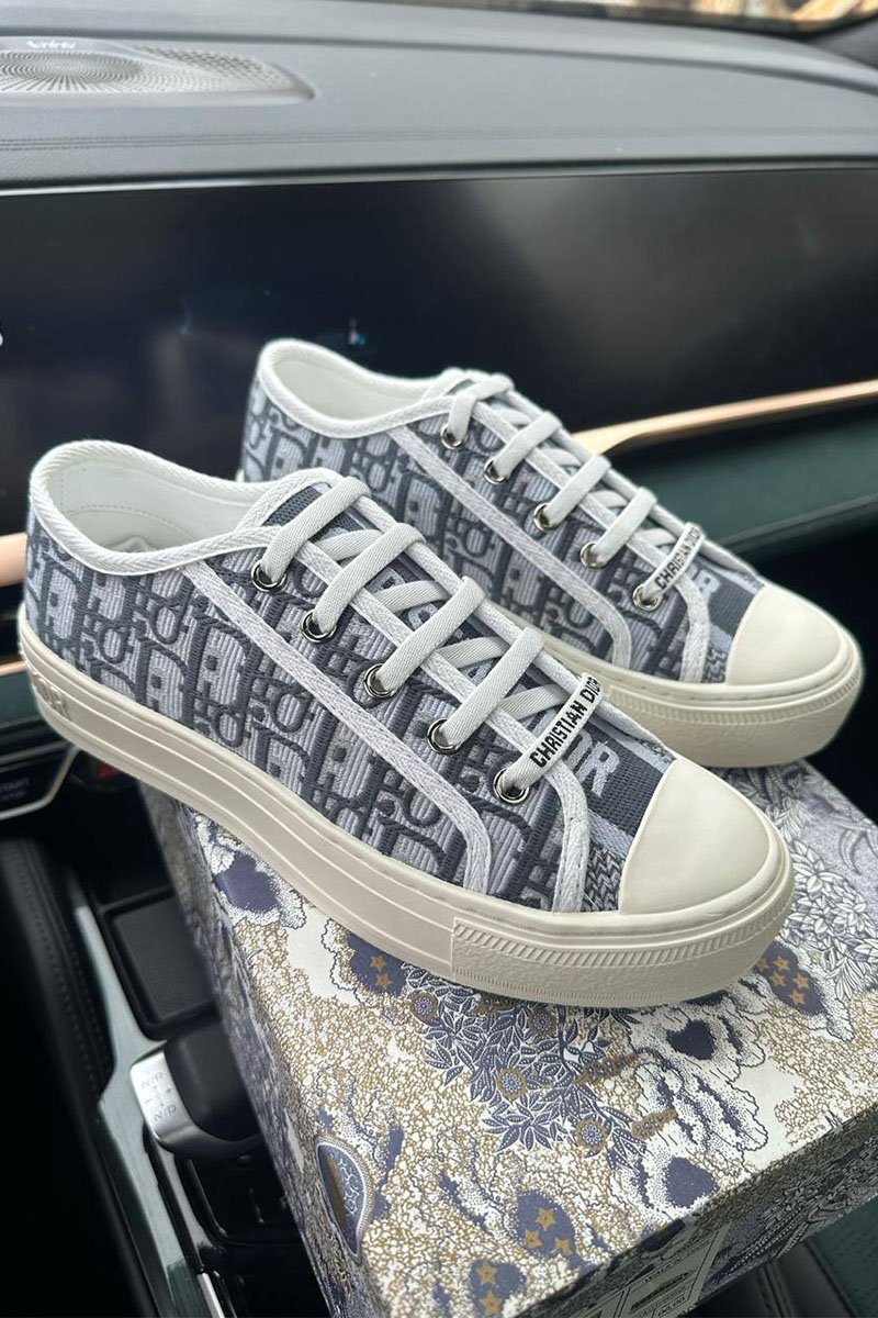 Dior Женские кроссовки Walk'n'Dior Oblique motif