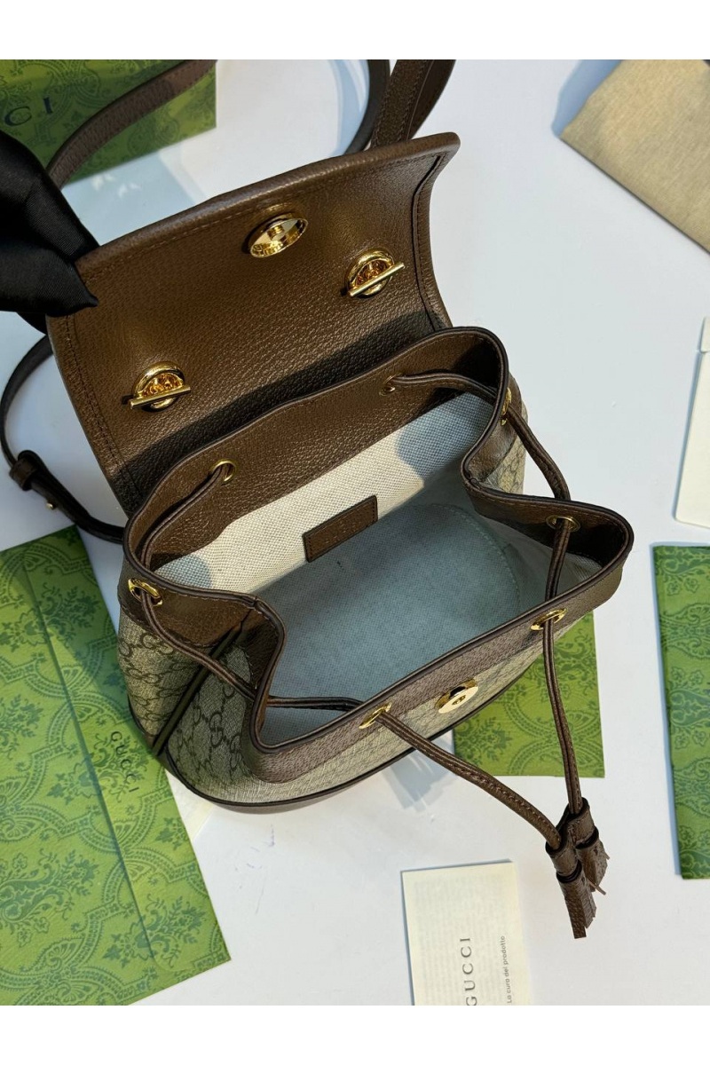 Gucci Рюкзак Ophidia Premium 20.5x20x12 см - Brown