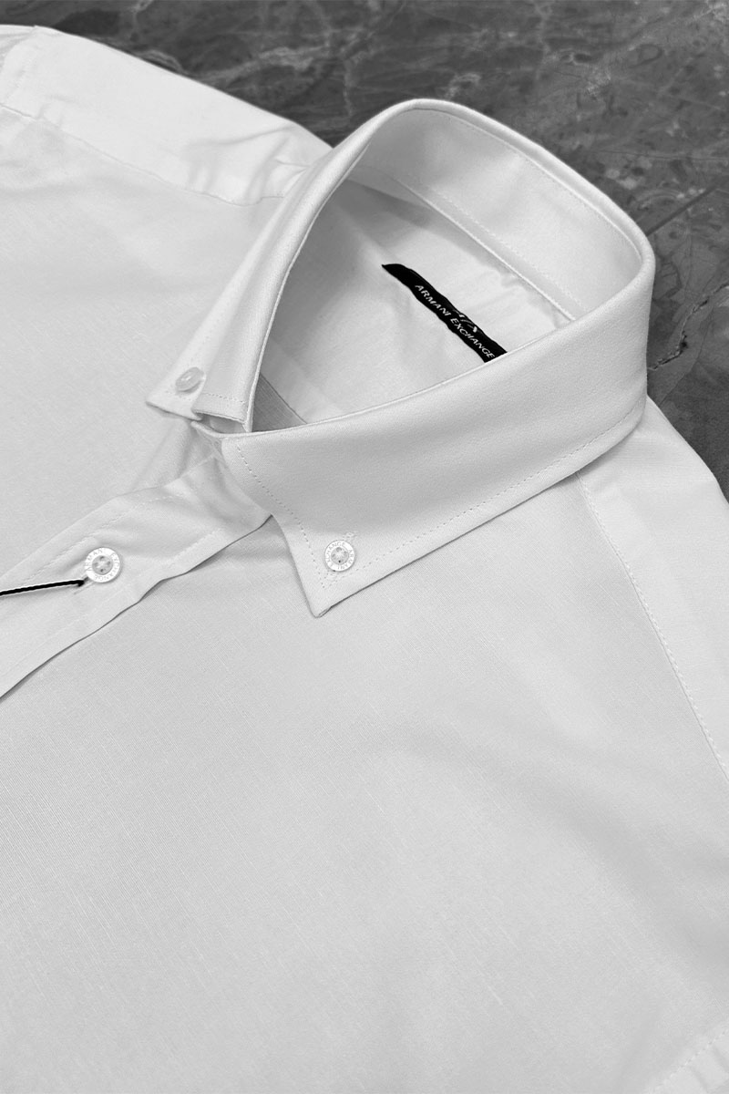 Emporio Armani EA7 Мужская белая рубашка 