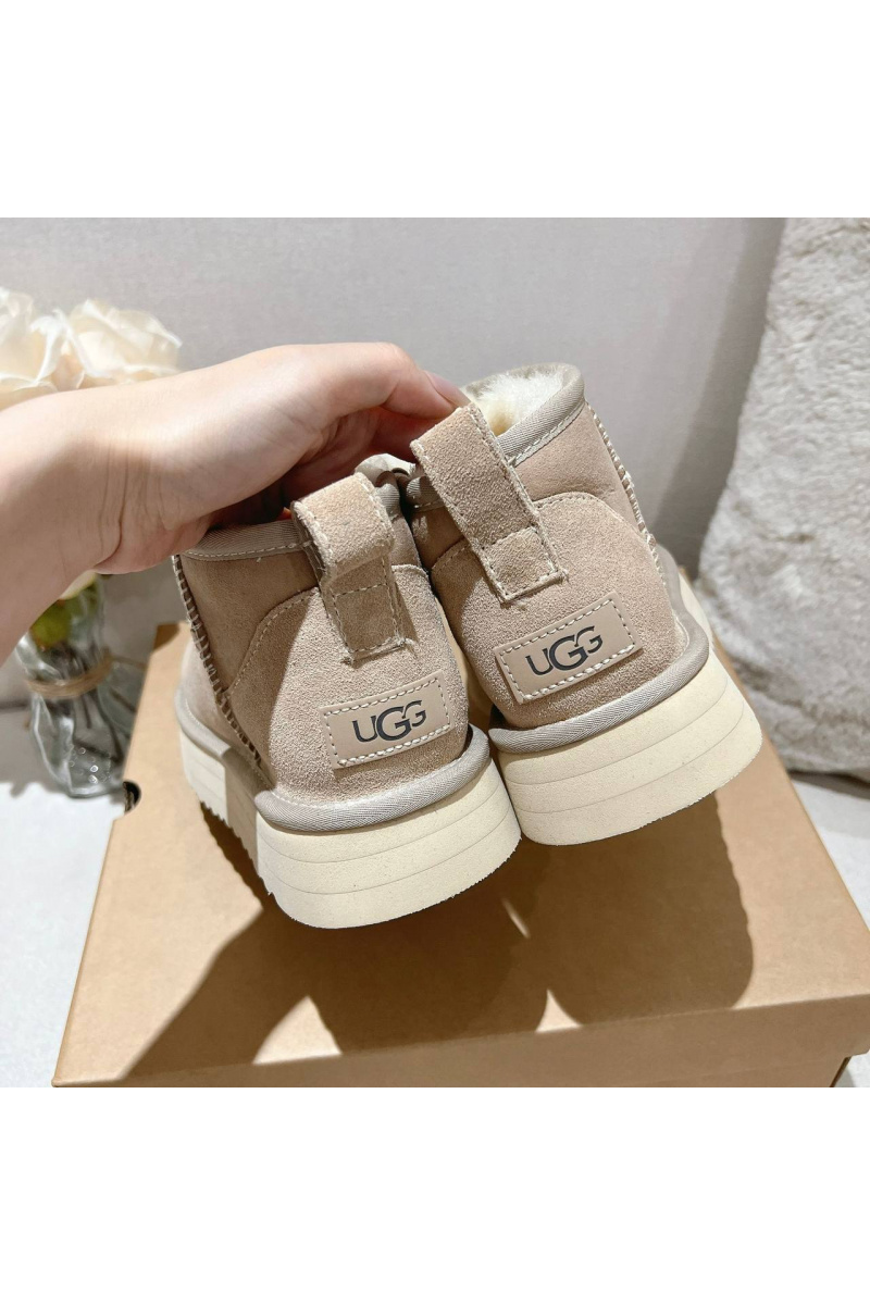 UGG Женские ботинки Classic Ultra Mini Platform - Brown
