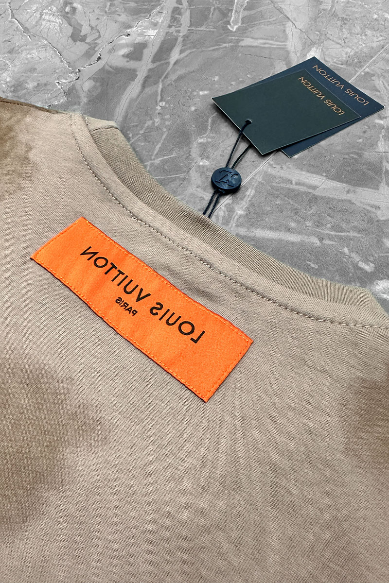 Lоuis Vuittоn Мужская футболка Monogram tie-dye - Brown