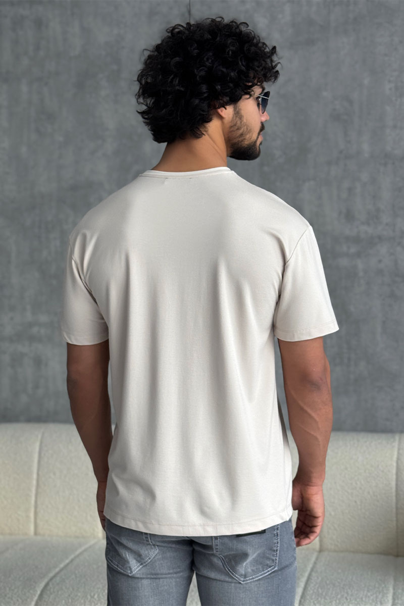 Zilli Мужская бежевая футболка 