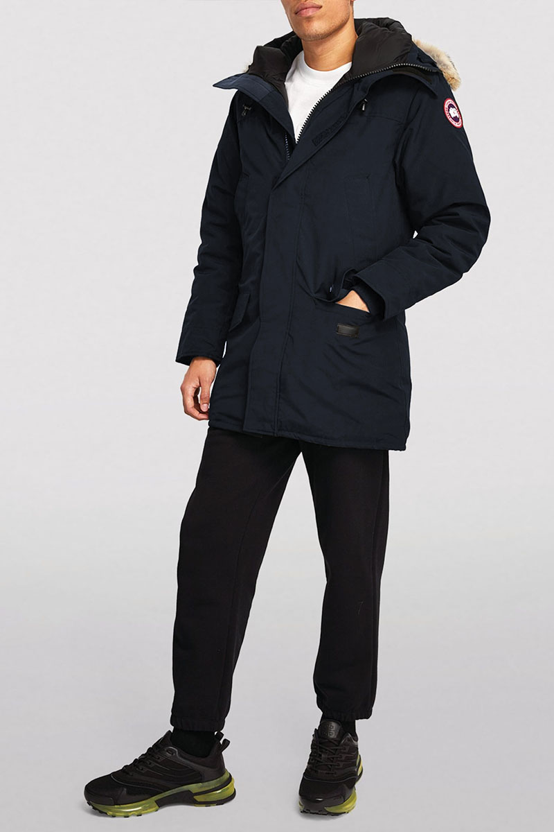 Canada Goose Утеплённая парка тёмно-синего цвета Langford