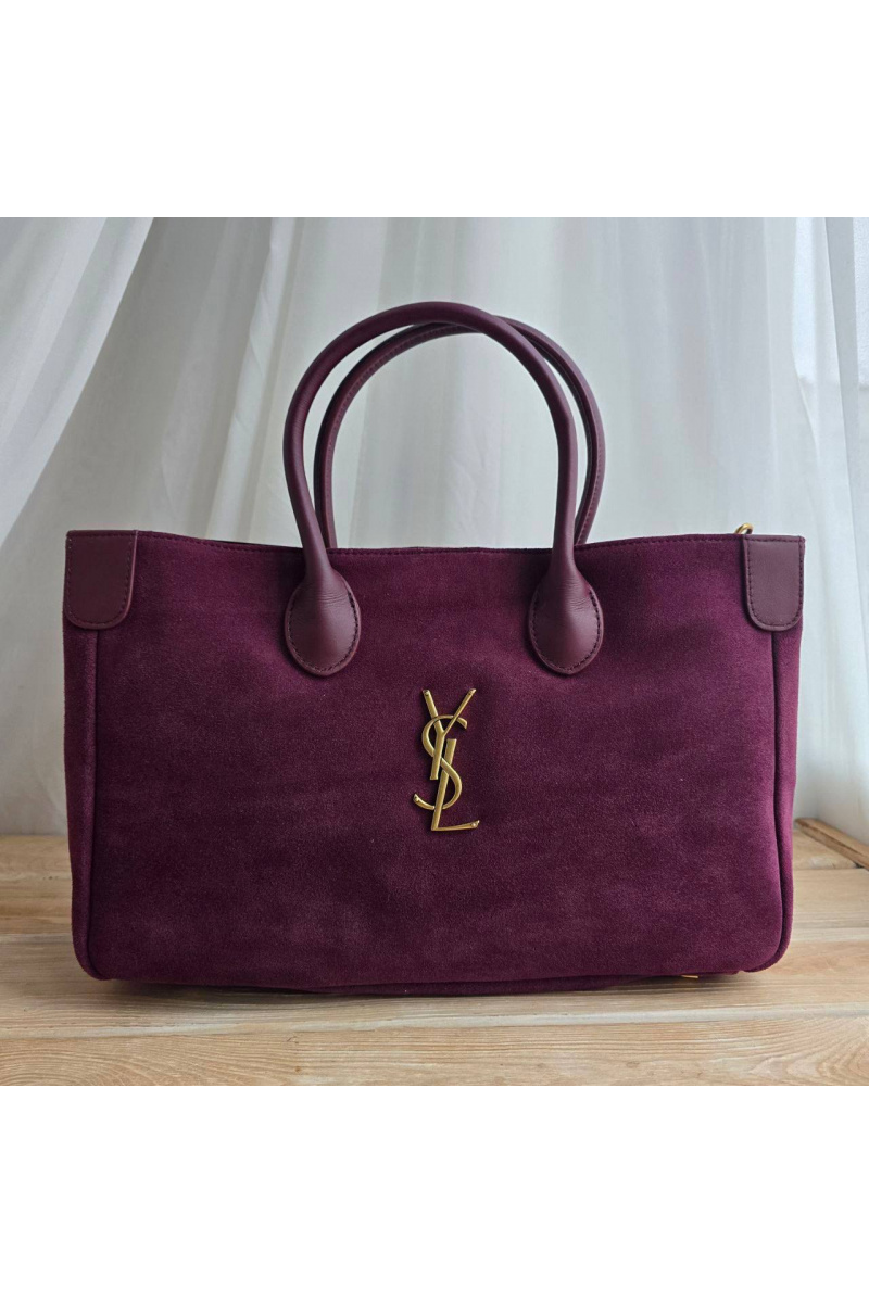 Yves Saint Laurent Замшевая сумка 39x23 см
