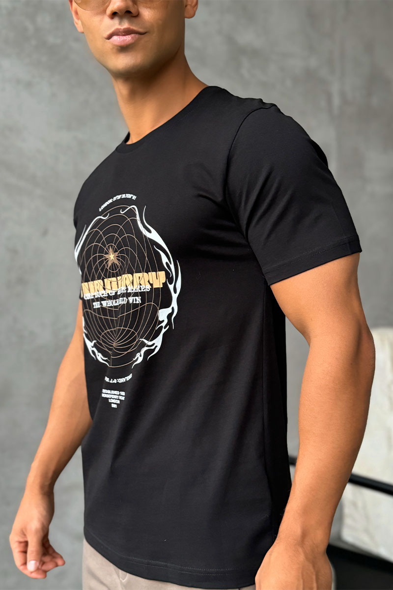 Burberry Мужская чёрная футболка London