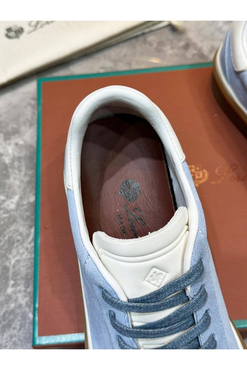 Loro Piana Мужские замшевые кроссовки Tennis Walk