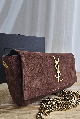 Замшевая сумка Kate 25x14 см