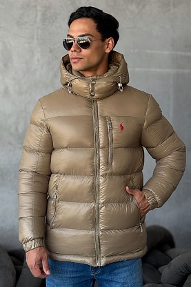 Куртка бежевого цвета pony-embroidered