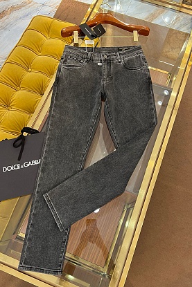 Мужские чёрные джинсы slim fit