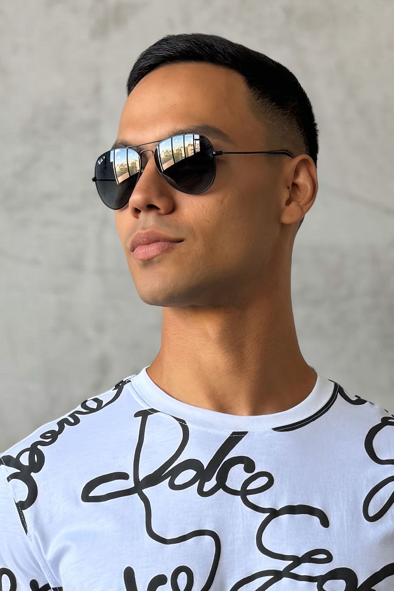 Ray-Ban Солнцезащитные очки Aviator Large Metal - Black