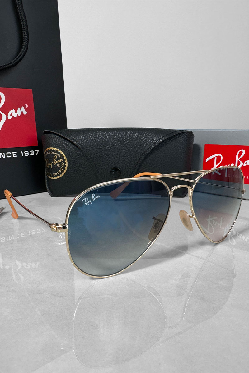Ray-Ban Солнцезащитные очки Aviator Large Metal - Blue 