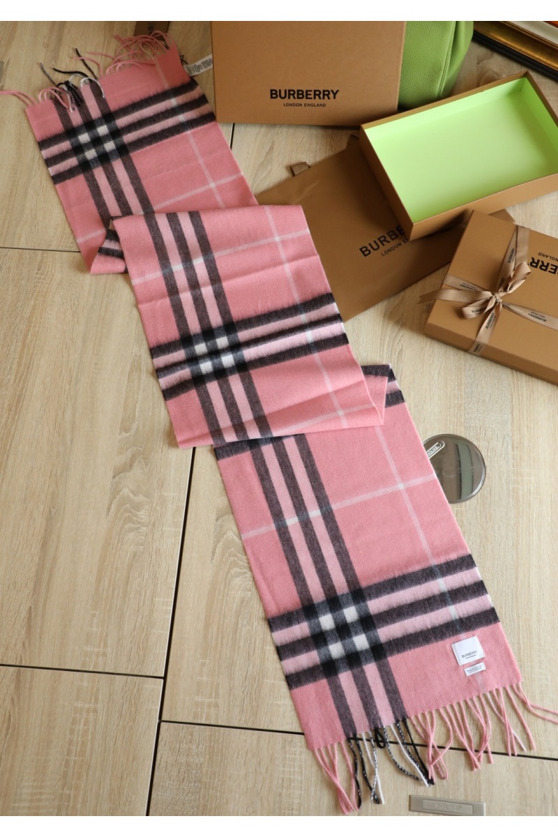 Burberry Шарф Check premium 168x30 см - Pink