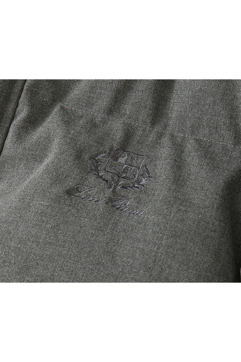 Loro Piana Мужской серый пуховик premium