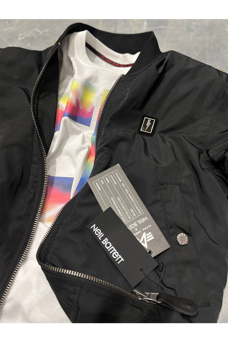 Neil Barrett Мужской двусторонний бомбер Alpha Industries Reversible