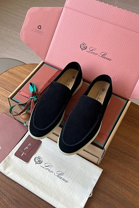 Замшевые лоферы Premium - Black