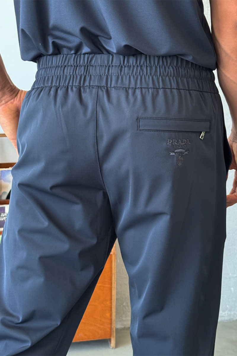 Prada Мужские штаны тёмно-синего цвета