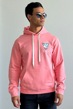 Мужское розовое худи Par Avion