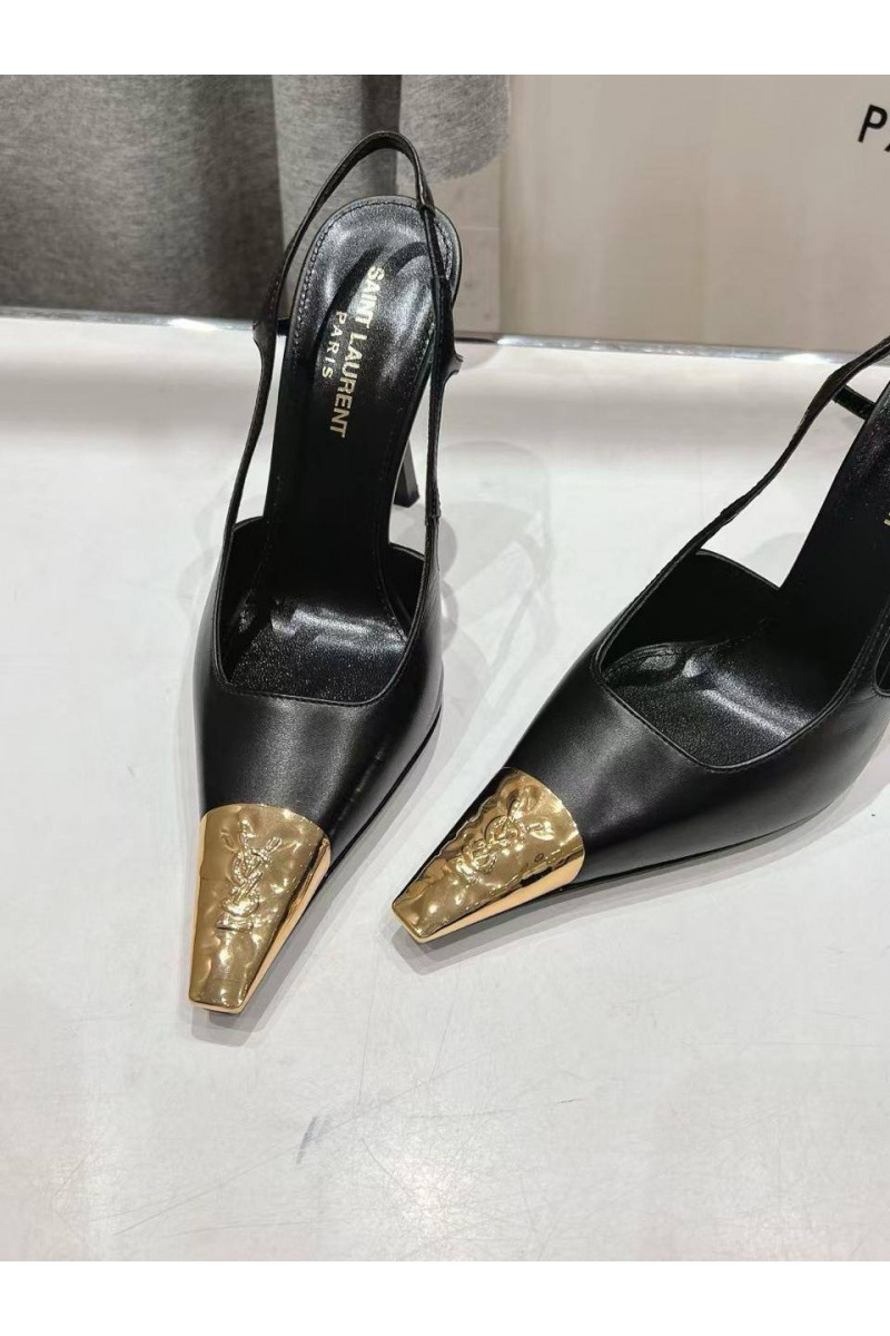 Yves Saint Laurent Женские кожаные туфли premium