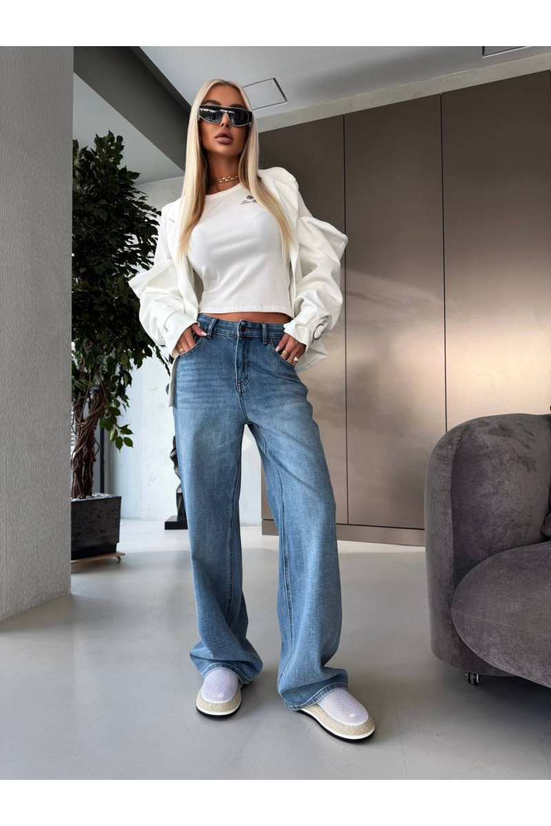 Loro Piana Женские синие джинсы premium