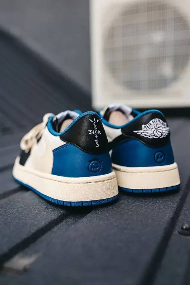 Nike Кроссовки Travis Scott x Fragment x AJ1 Low Premium