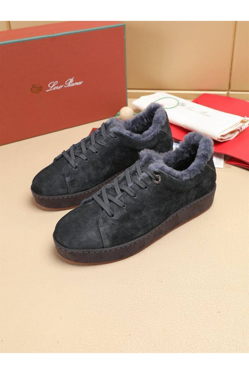 Loro Piana Зимние кроссовки с мехом 