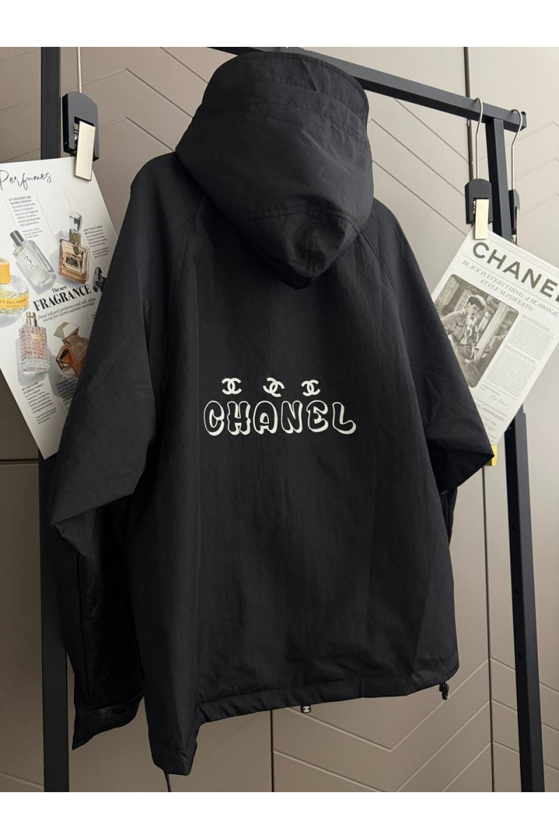 Chаnеl Женская нейлоновая ветровка premium - Black